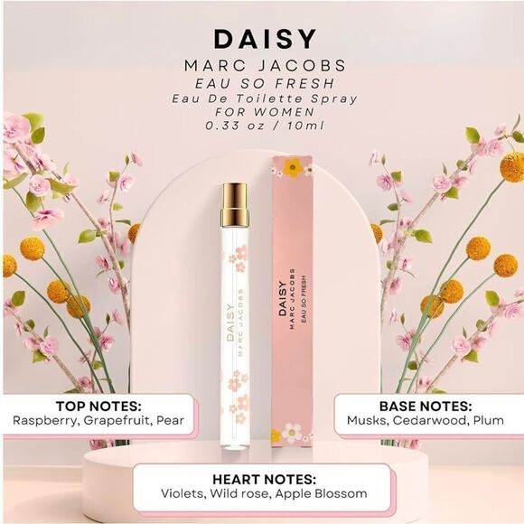 Marc Jacobs Daisy Eau So Fresh Eau de Toilette Travel Spray 10ml - New - Picture 15 of 17